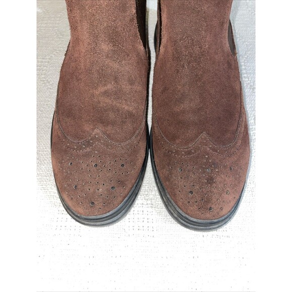 Calto Men’s Elevator Boots Size 10 M Brown Leather Going Out Party - Picture 7 of 12